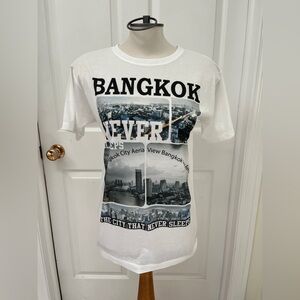 Bangkok Graphic White T-Shirt